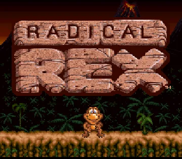 Radical Rex (Europe) screen shot title